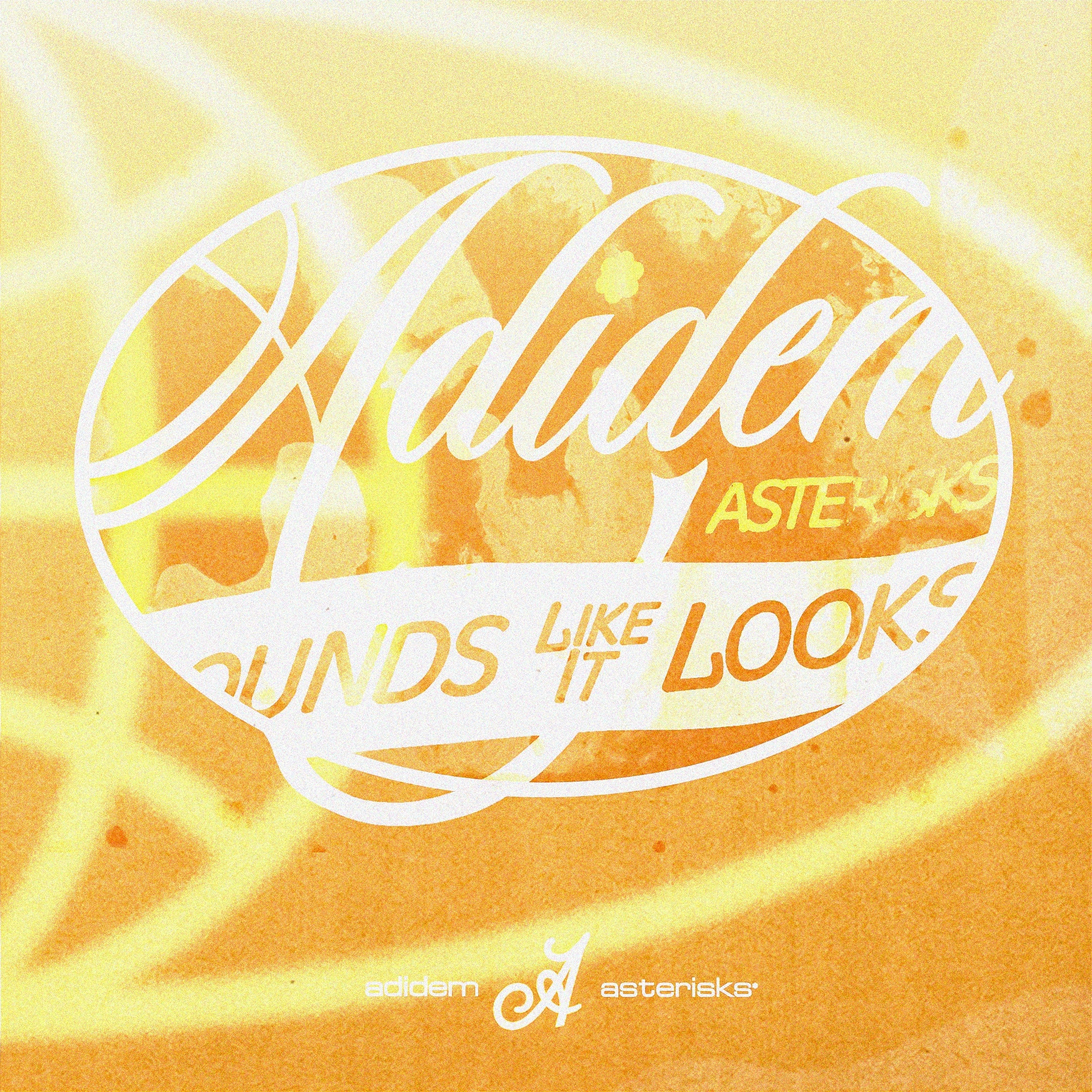 Adidem — “Sounds Like The Look”, a gold type treatment