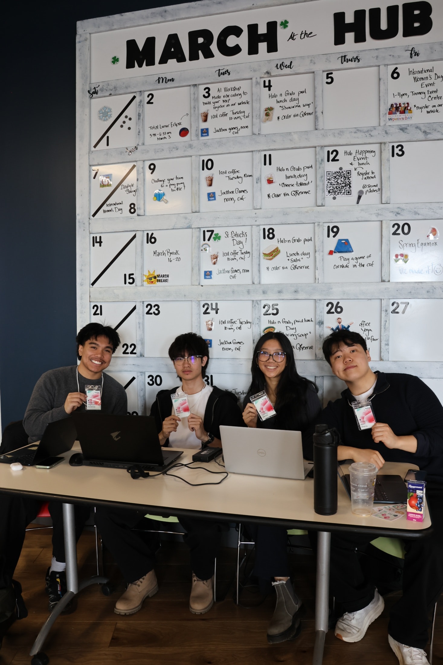 The UW/UX team running a workshop